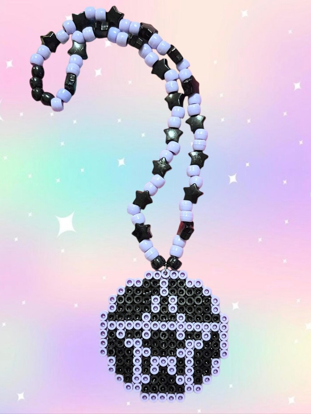 Pentagram Kandi Necklace